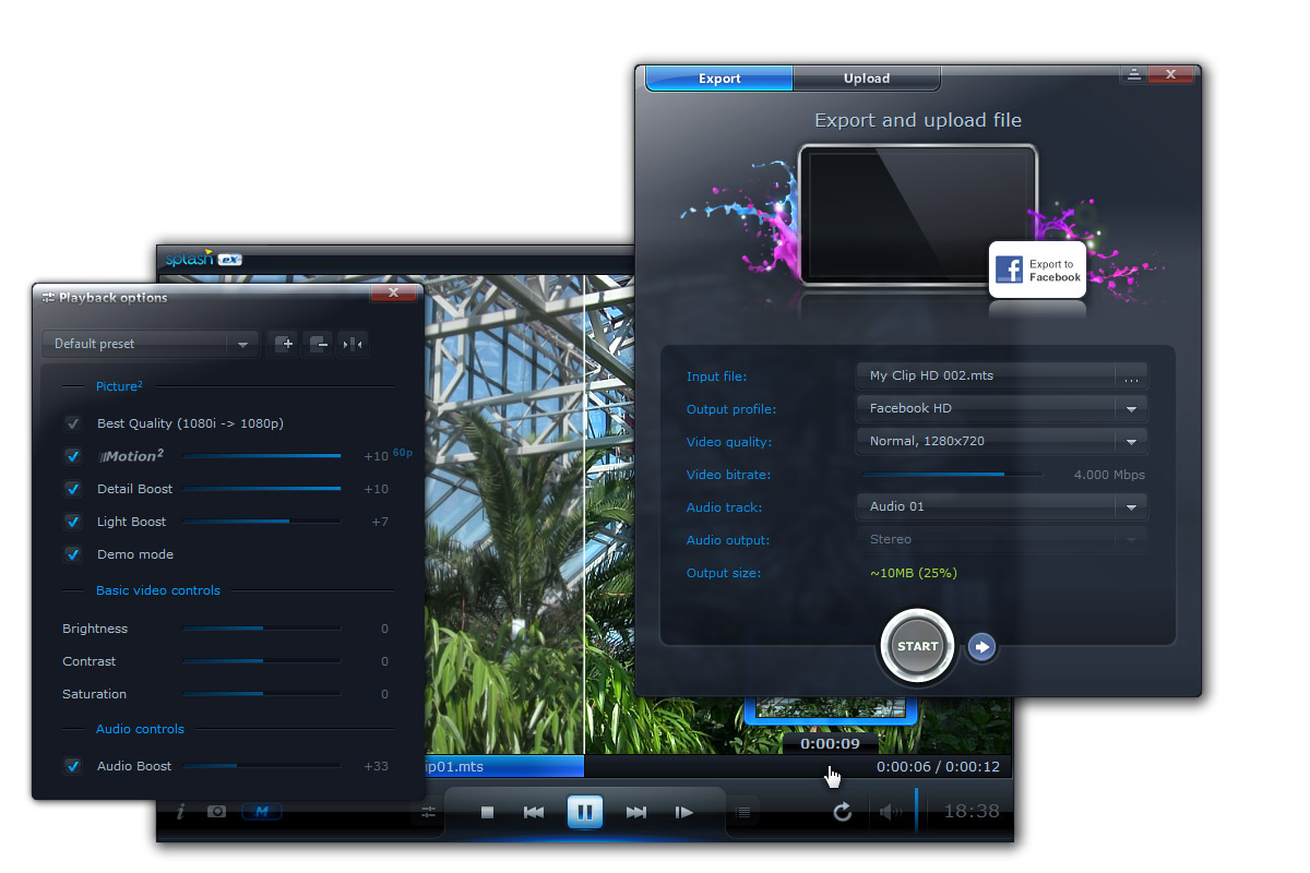 Click to view Latest Splash PRO EX - HD video player installer 3.2.1 screenshot